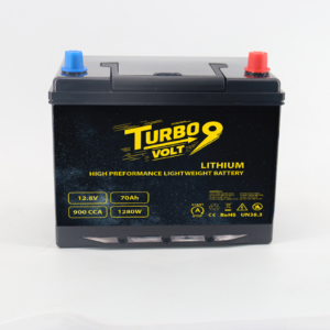 TurboVolt 15 Plate Lithium Battery | 70Ah | DIN70 Equivalent